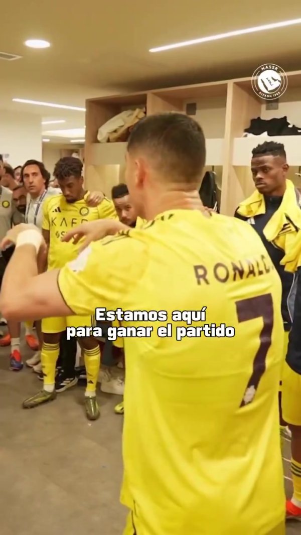 沙特联全胜领跑！上场赛前C罗热血喊话：来到这去赢得赛事  ！